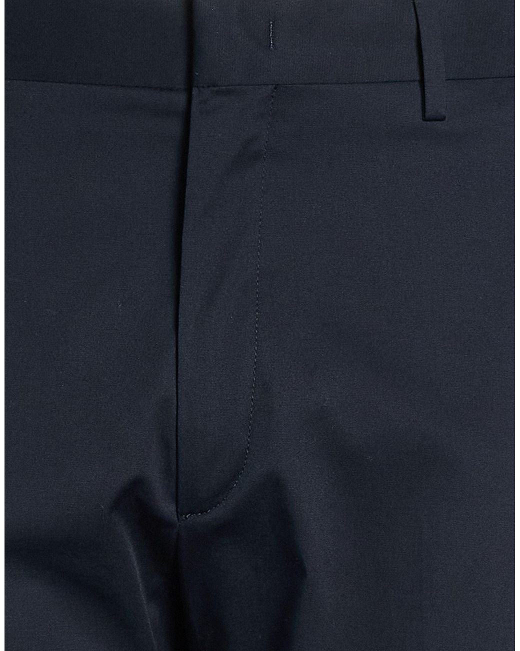 Low Brand Blue Pants Cotton, Elastane for men