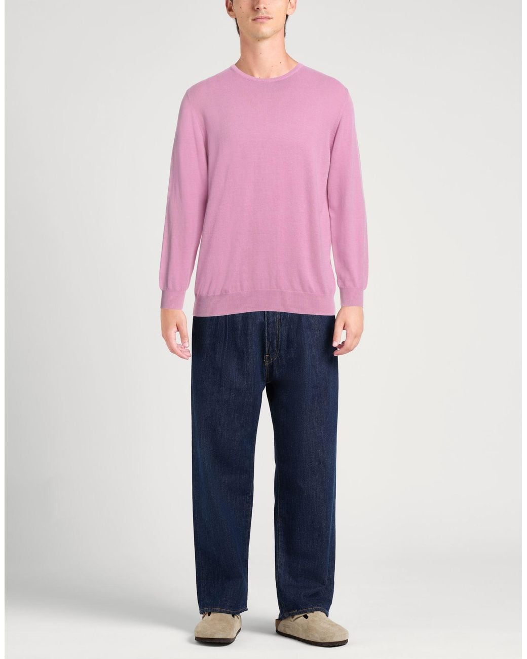Rossopuro Pink Jumper for men