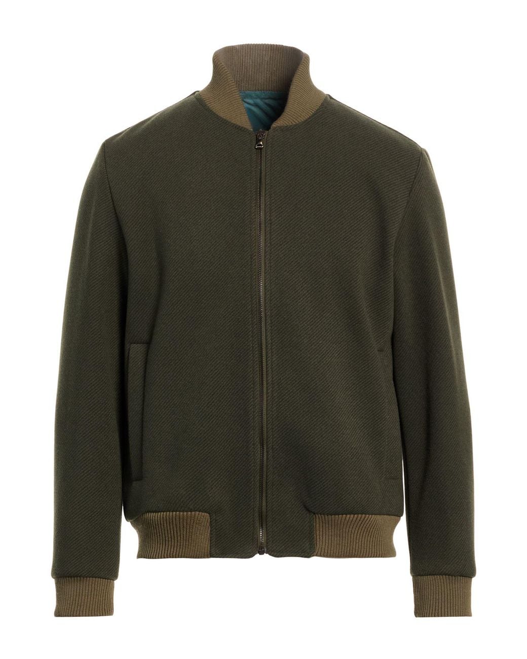 Exte Green Military Jacket Polyester, Viscose, Wool for men