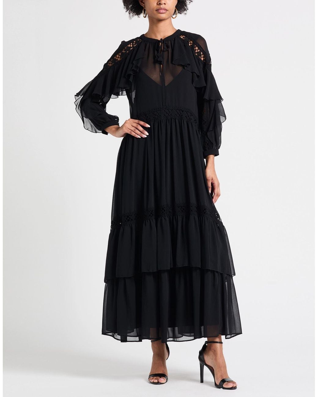 Robe Longue Ba&sh en coloris Black