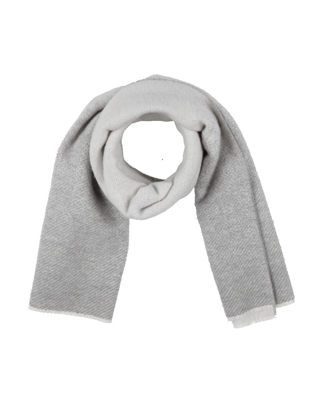 Peserico Gray Scarf Virgin Wool, Polyamide