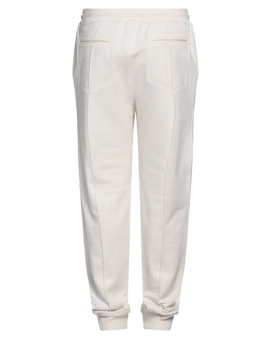 Brunello Cucinelli White Pants Cotton for men