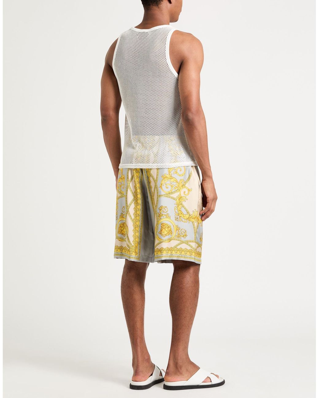 Versace Yellow Shorts & Bermuda Shorts for men