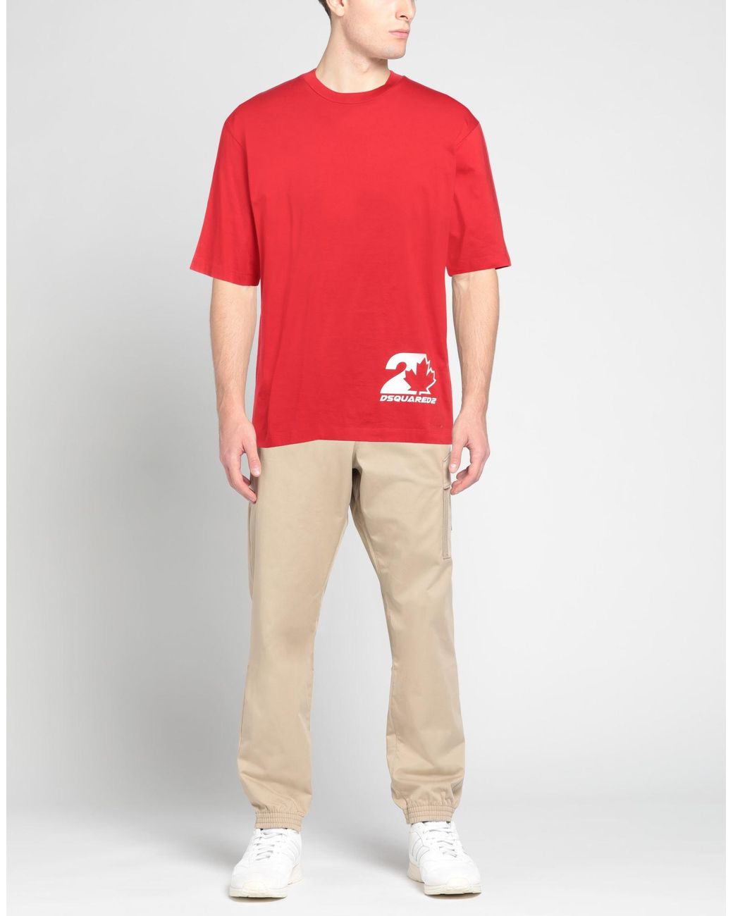 DSquared² Red T-shirt for men