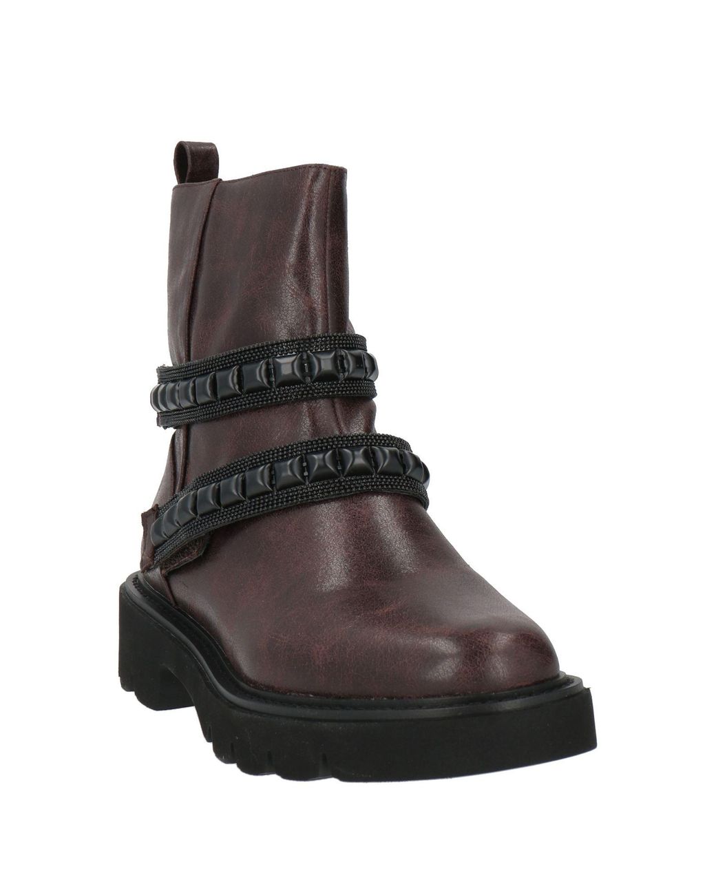 Luciano Barachini Brown Dark Ankle Boots Synthetic Material