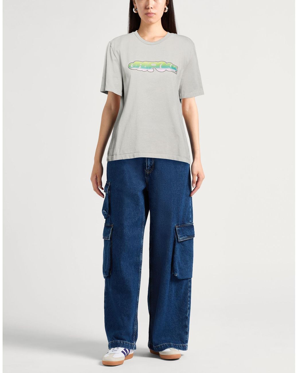 Grifoni Gray T-Shirt Cotton