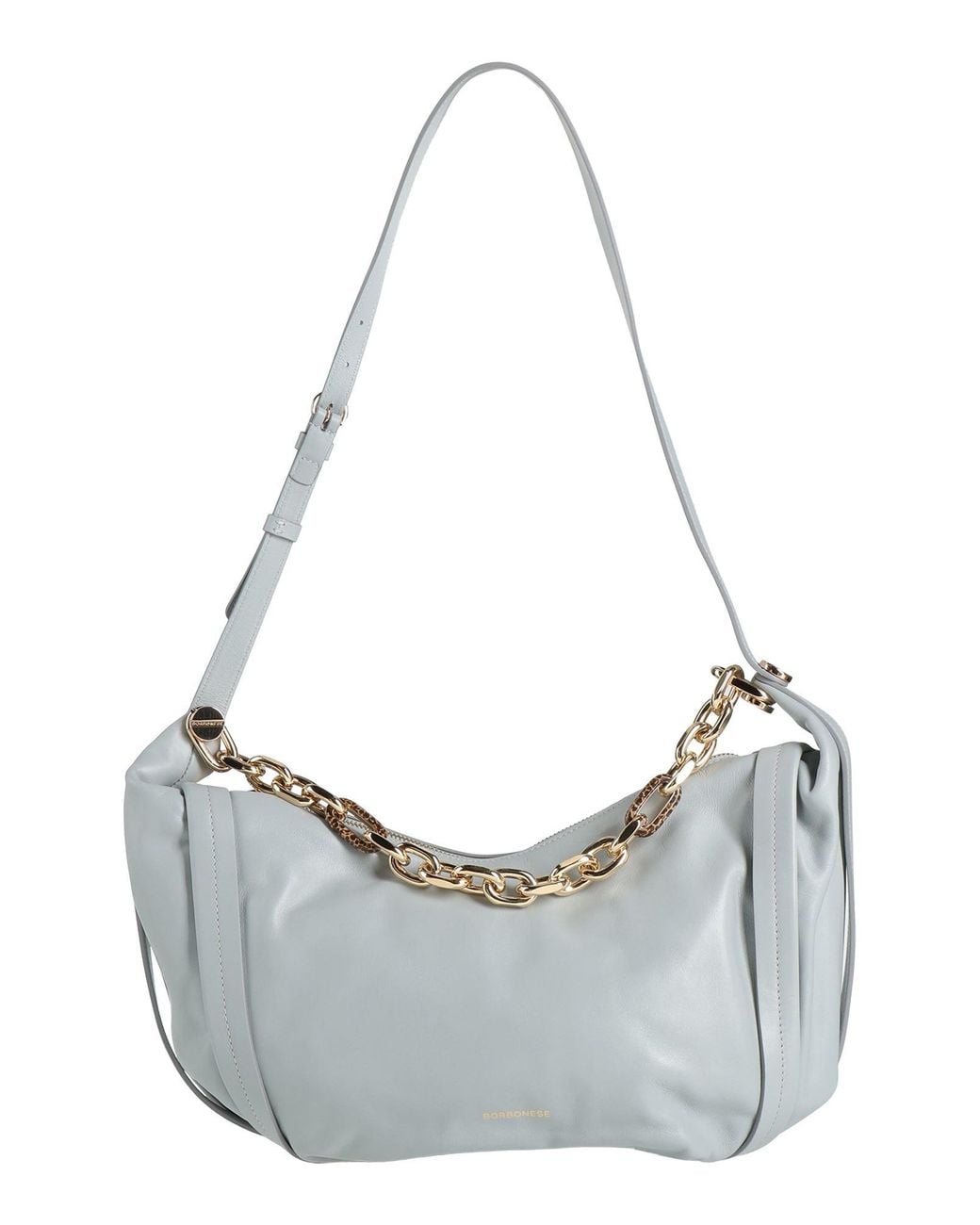 Borsa A Spalla di Borbonese in Gray