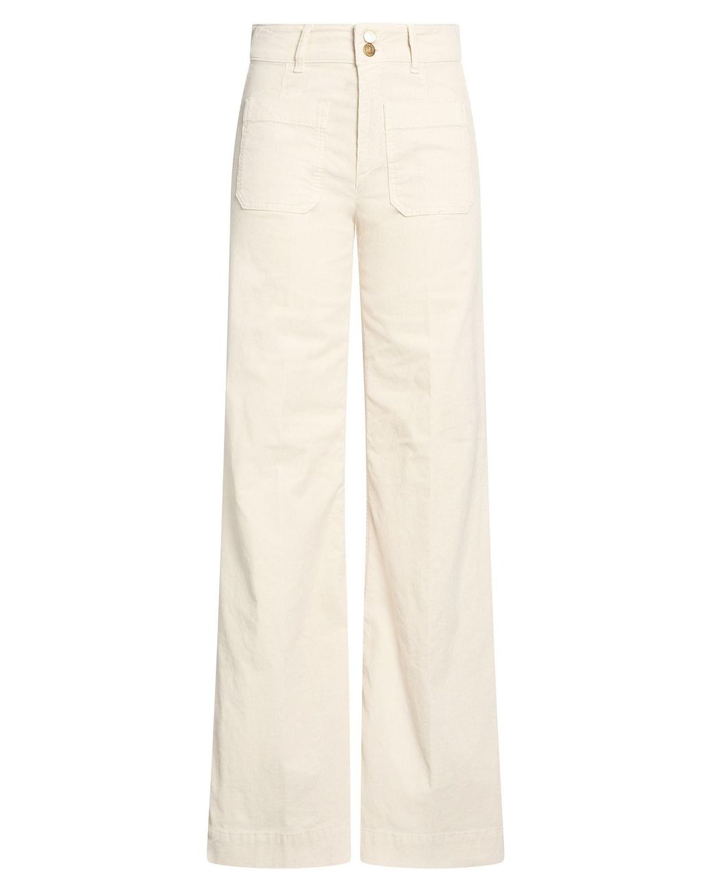 Seafarer White Pants Cotton, Elastane