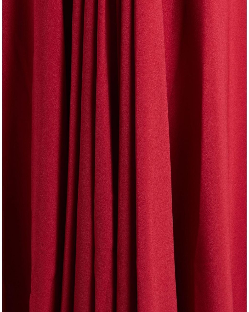 Alexandre Vauthier Red Midi Dress Polyester