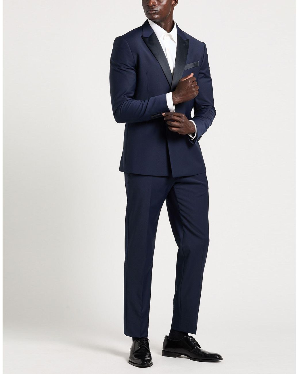 Reveres 1949 Blue Midnight Suit Polyester, Virgin Wool, Elastane for men