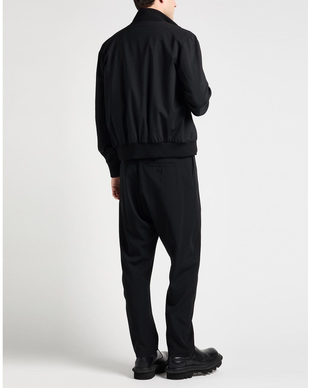 DSquared² Black Jacket Virgin Wool, Elastane, Polyester, Polyamide for men