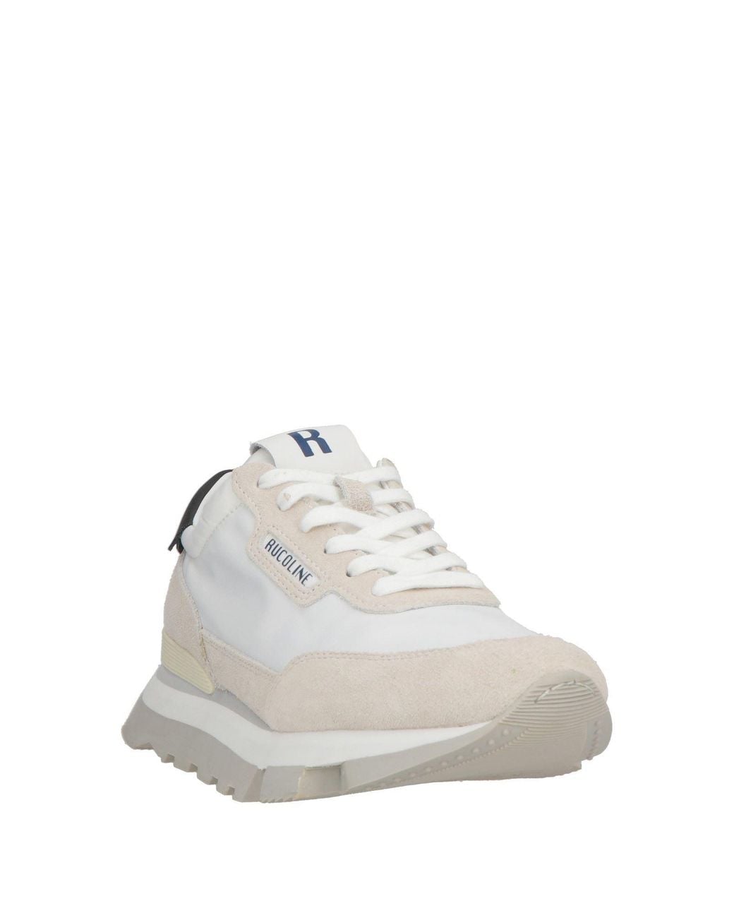 Rucoline White Sneakers Leather, Textile Fibers