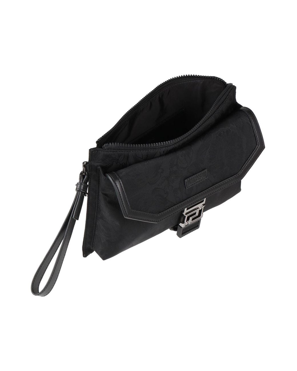 Versace Black Handbag Polyamide for men