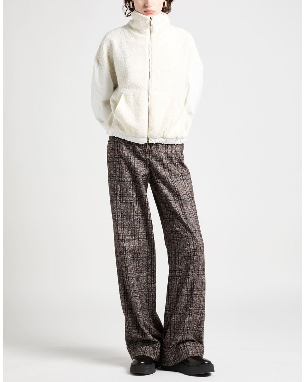 Moorer Natural Ivory Jacket Polyamide