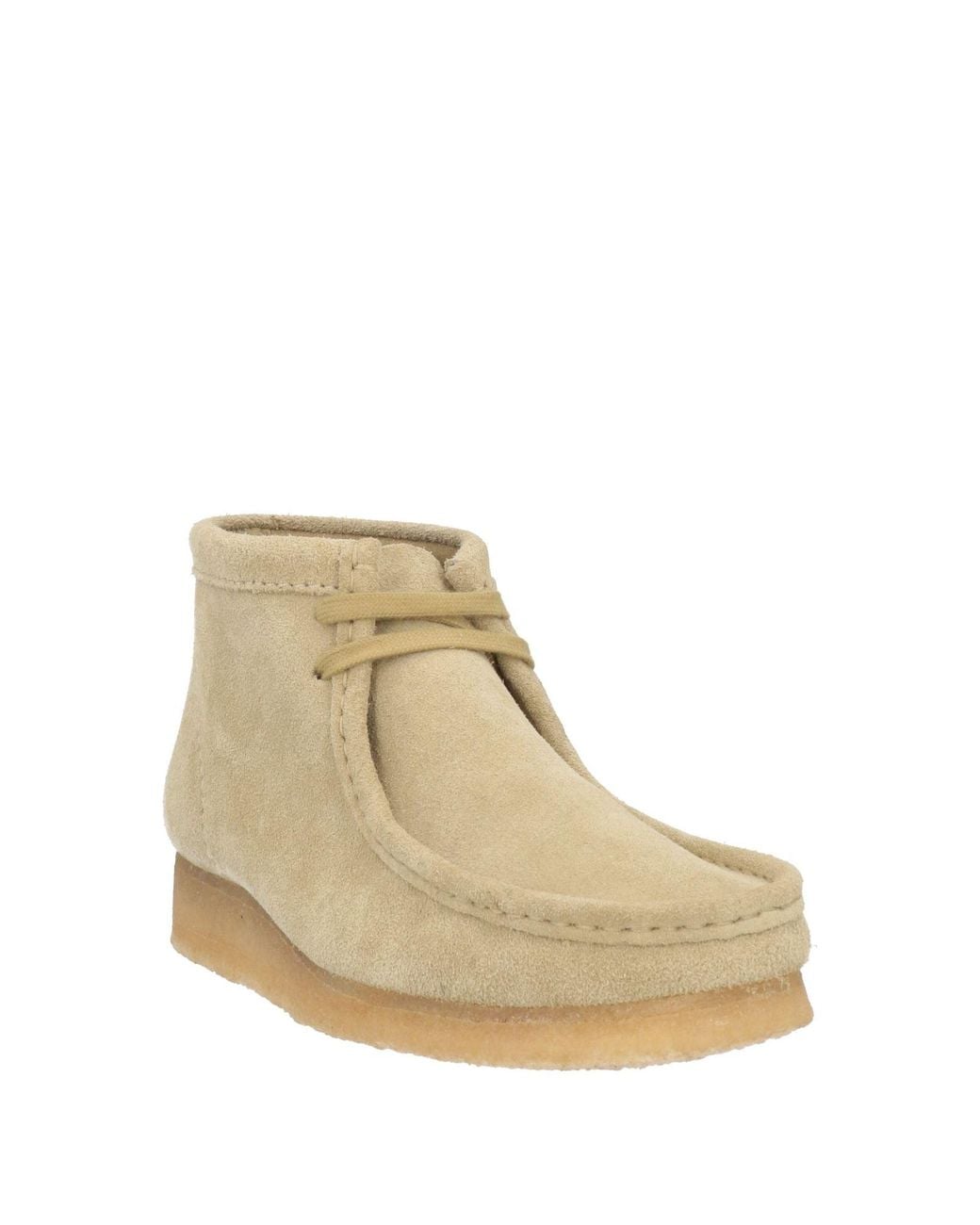 Clarks Natural Ankle Boots Leather