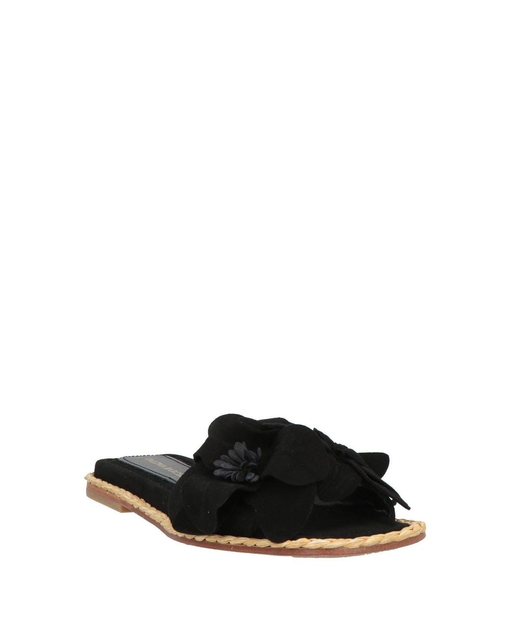 Paloma Barceló Black Acacia Sandals Kidskin
