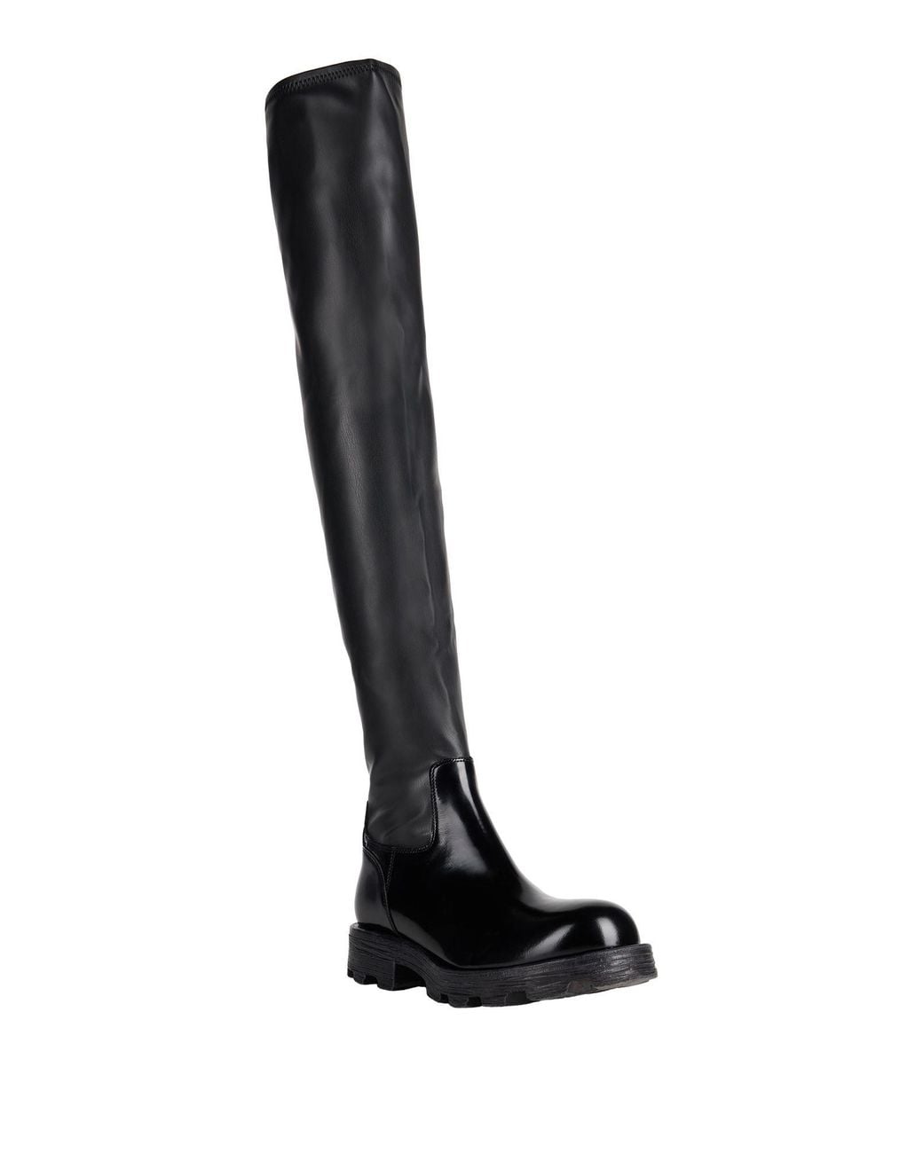 DIESEL Black Boot Leather