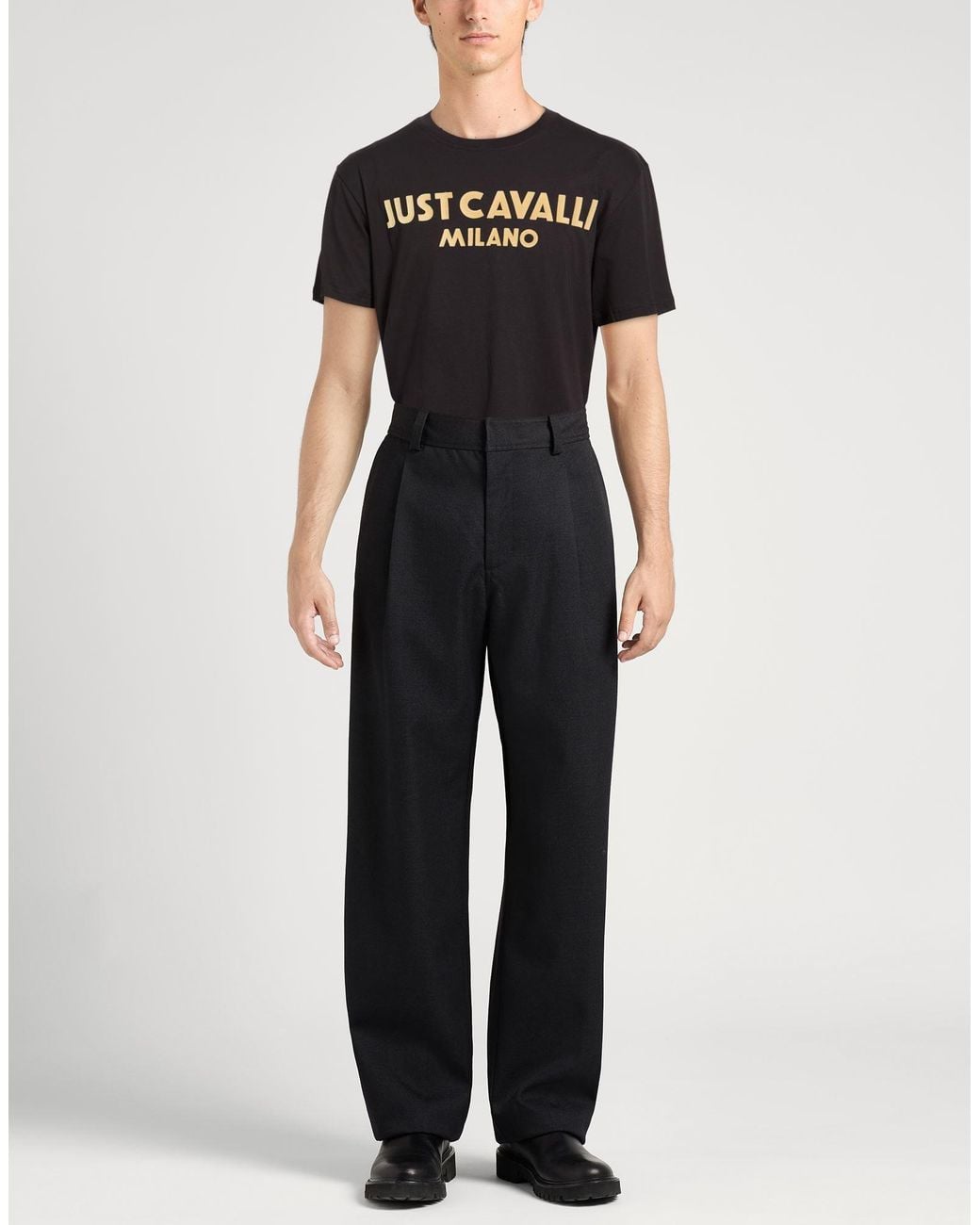 Just Cavalli Black T-Shirts for men