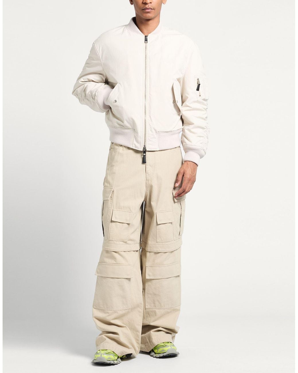 Givenchy Natural Cream Jacket Cotton, Polyamide for men