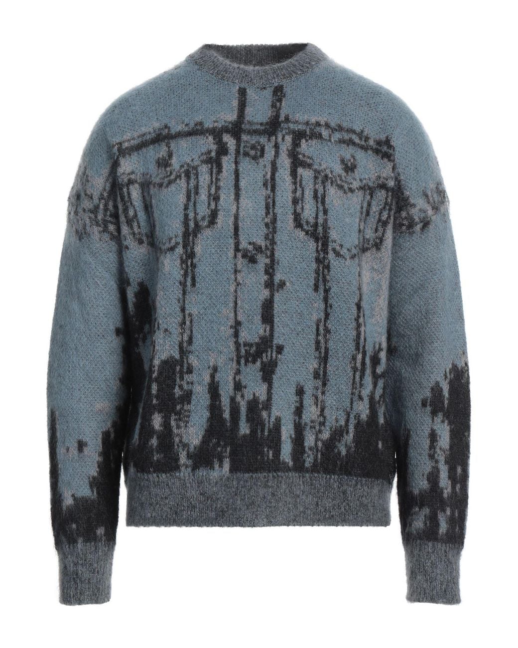K Patmos Moahir und Wollpullover di DIESEL in Blue da Uomo