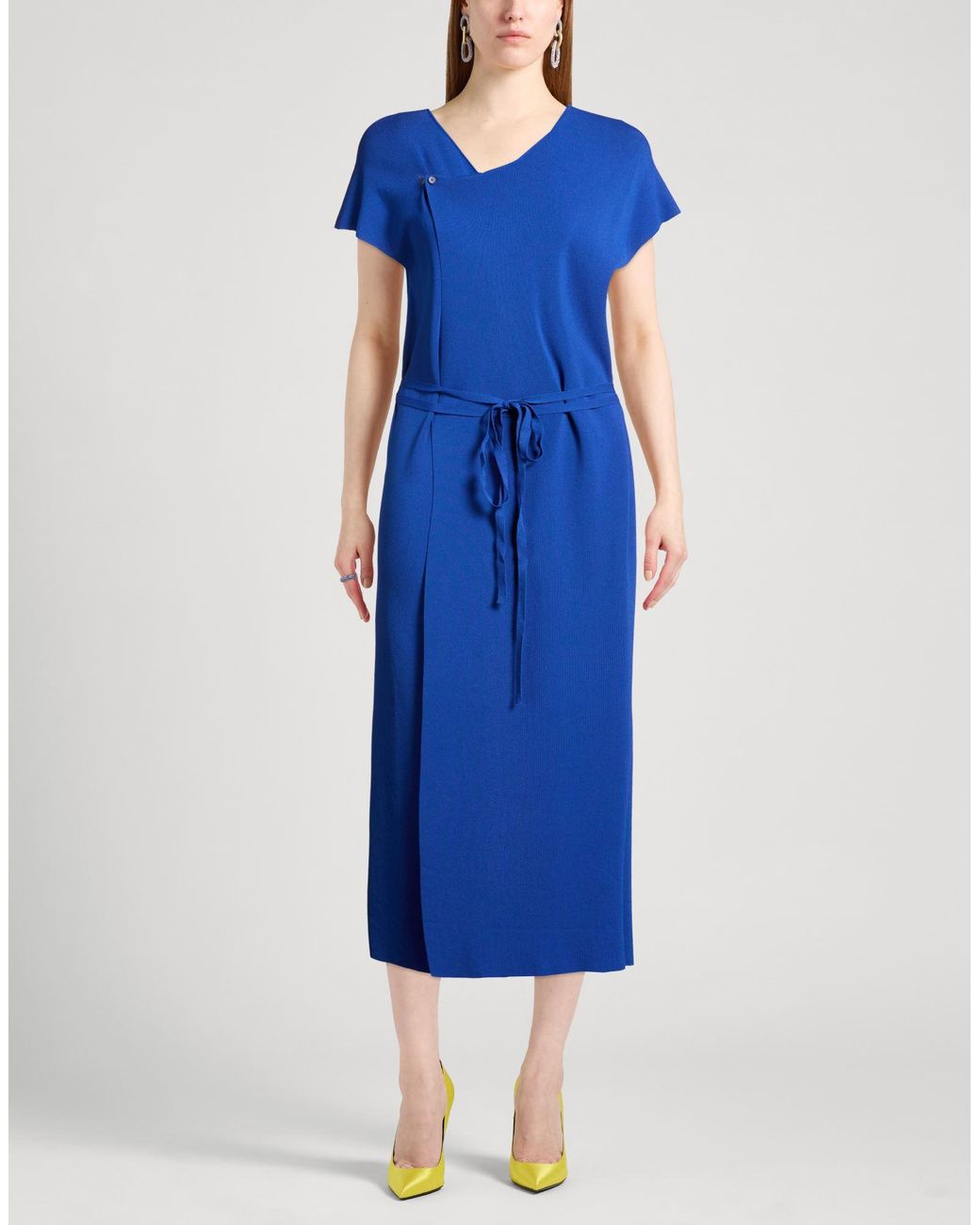 Liviana Conti Blue Midi Dress