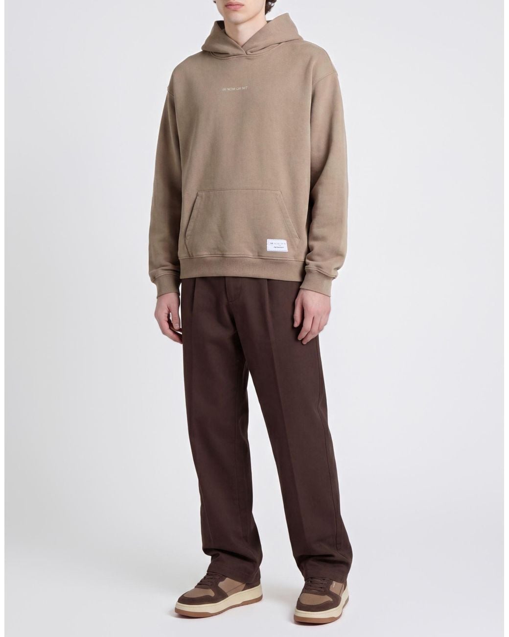 Ih Nom Uh Nit Brown Sweatshirt Cotton for men