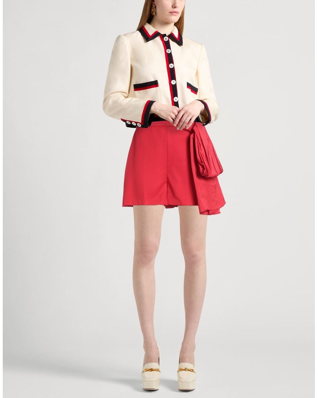 McQueen Red Shorts & Bermuda Shorts