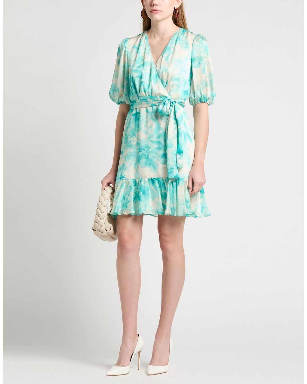 Liu Jo Blue Mini Dress Polyester