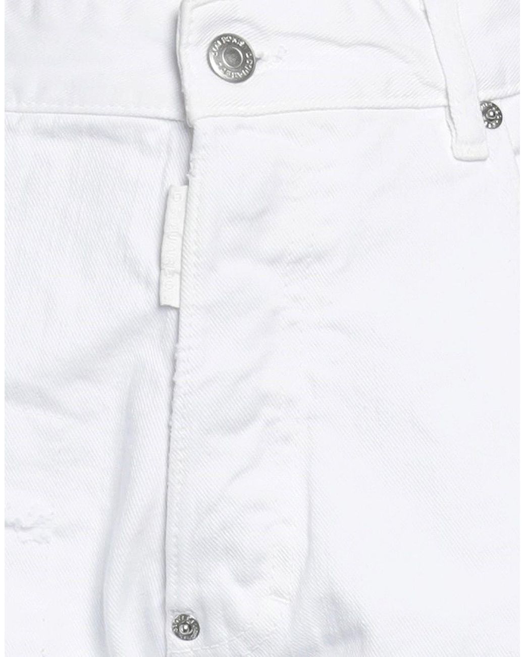 DSquared² White Jeans Cotton