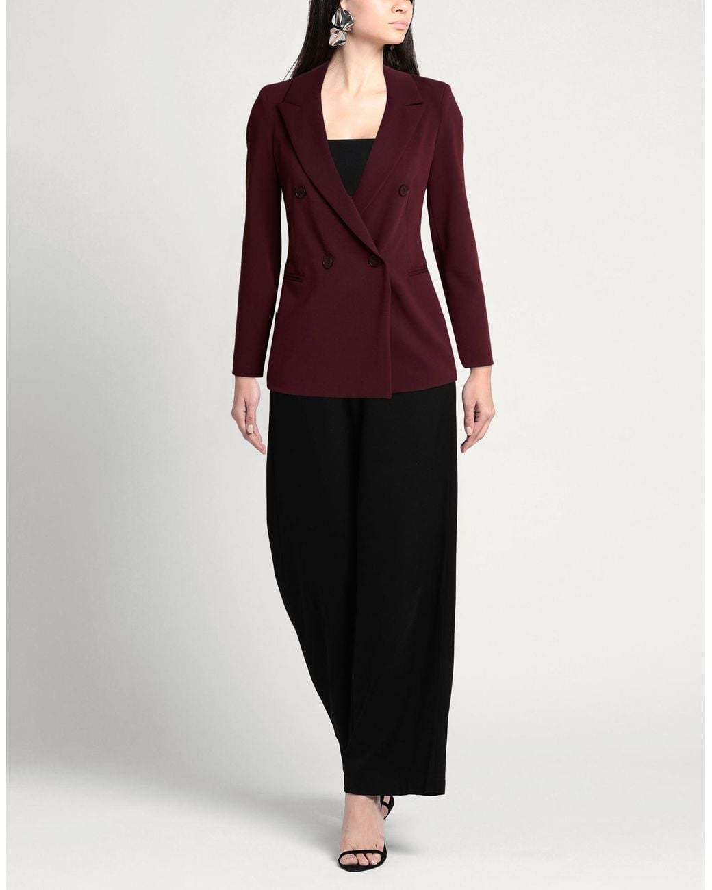 Soallure Purple Blazer