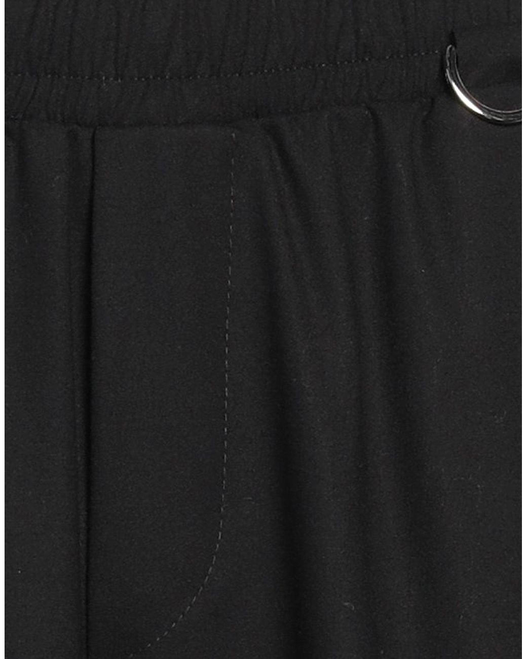 FAMILY FIRST Black Pants Polyester, Viscose, Wool, Elastane for men