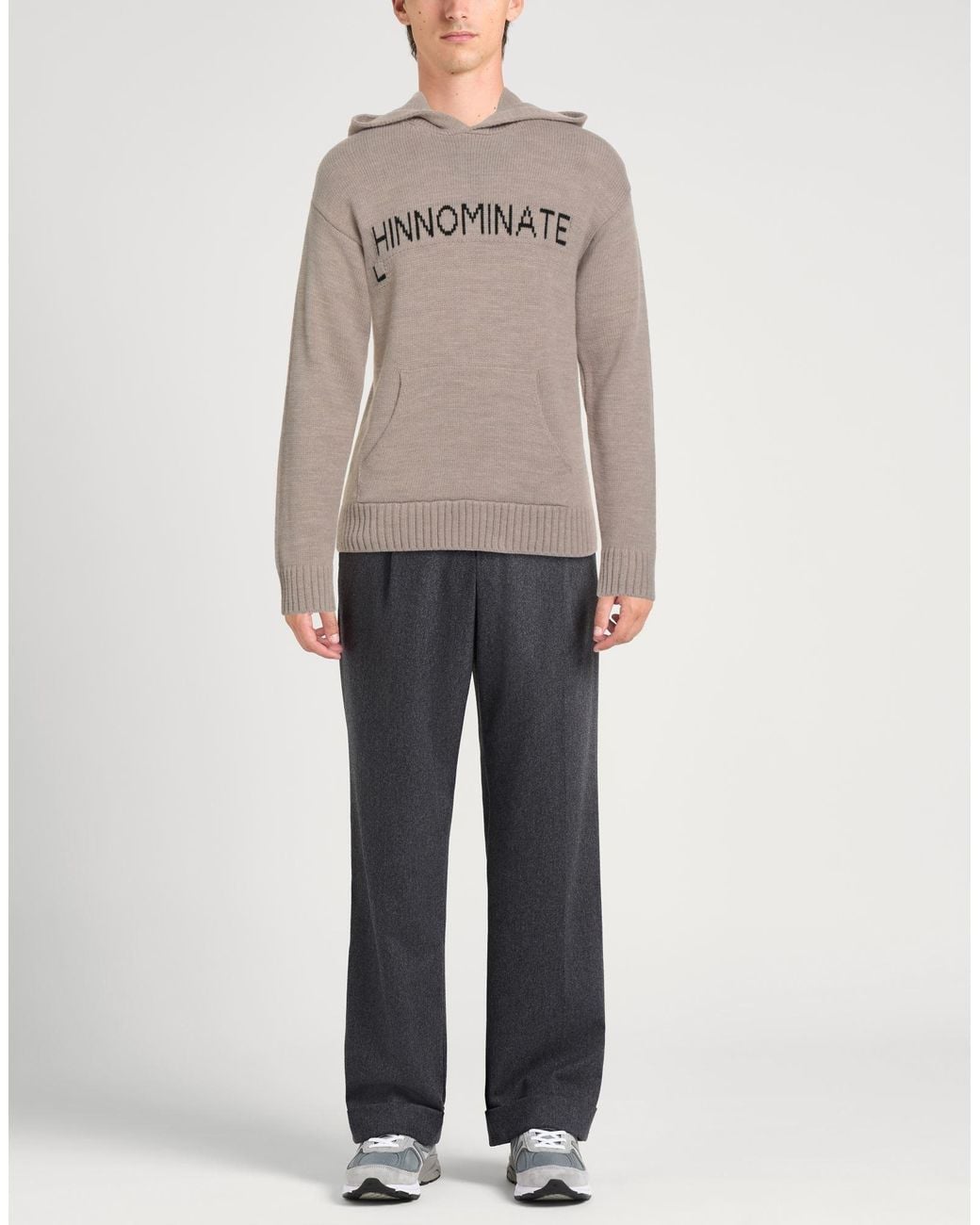 hinnominate Gray Sweater Acrylic, Polyester for men