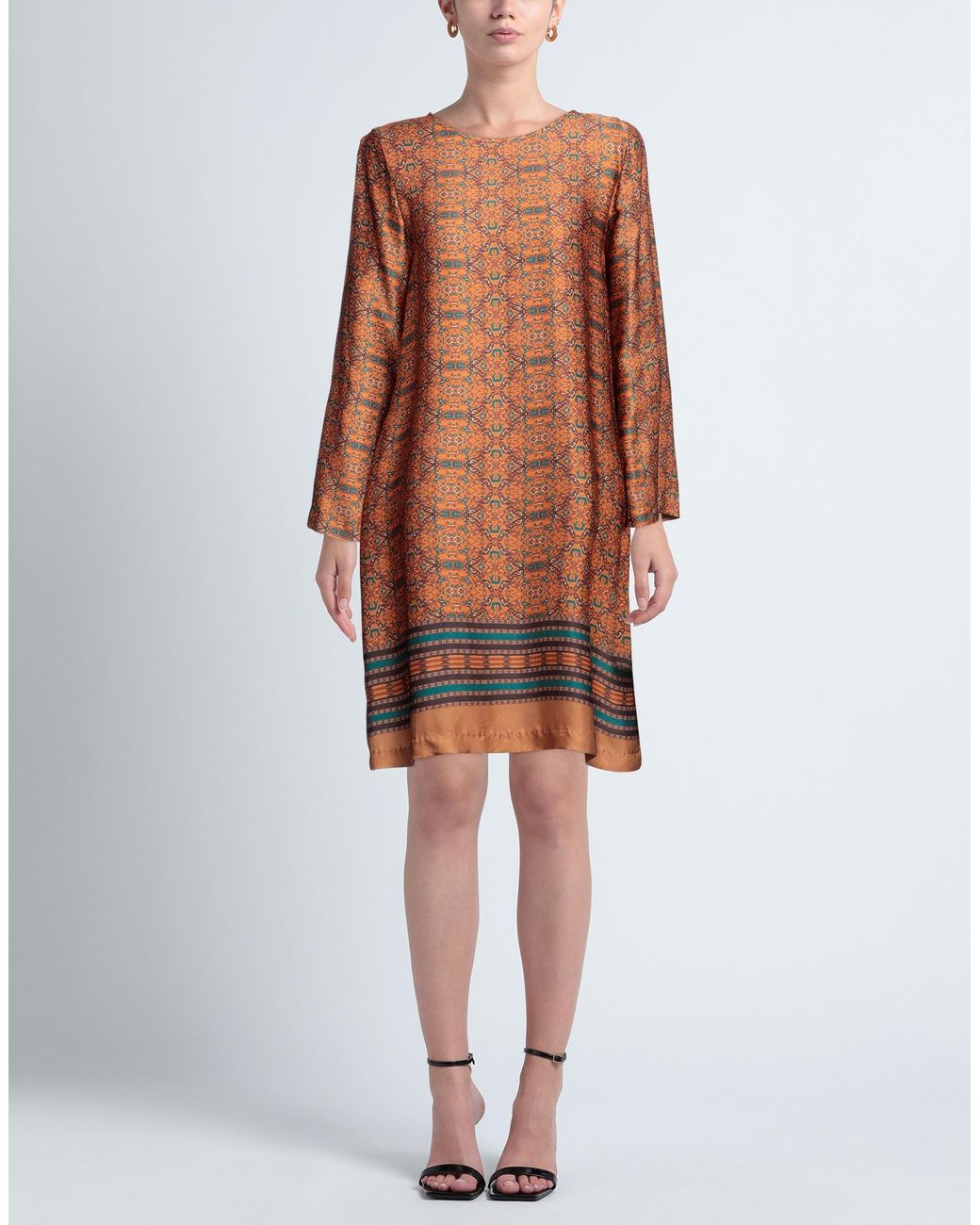 Robe courte Caliban en coloris Brown