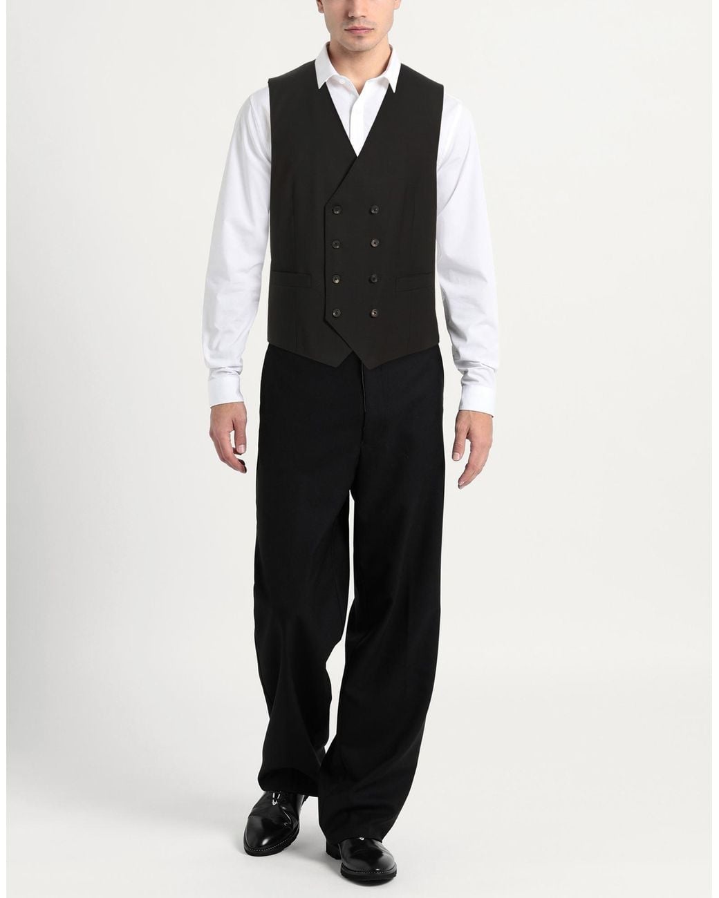 Windsor. Black Waistcoat for men