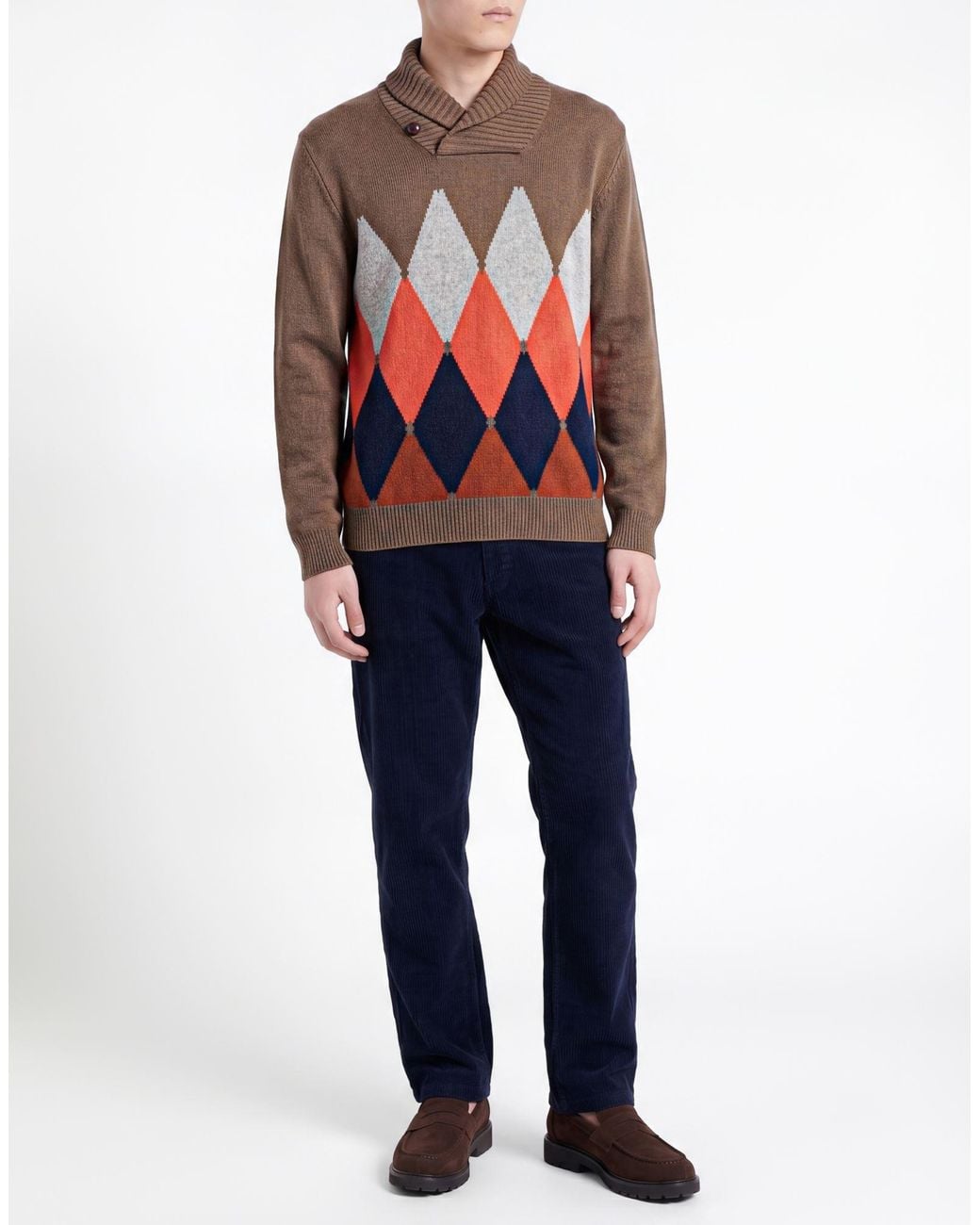 Pullover Ballantyne de hombre de color Brown