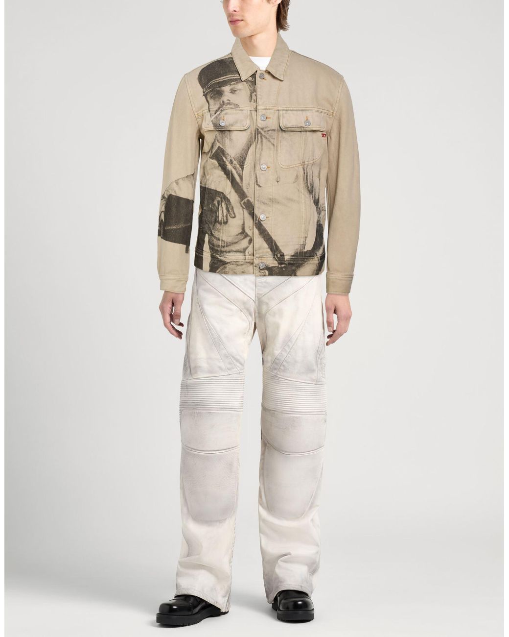 DIESEL Natural Denim Outerwear for men