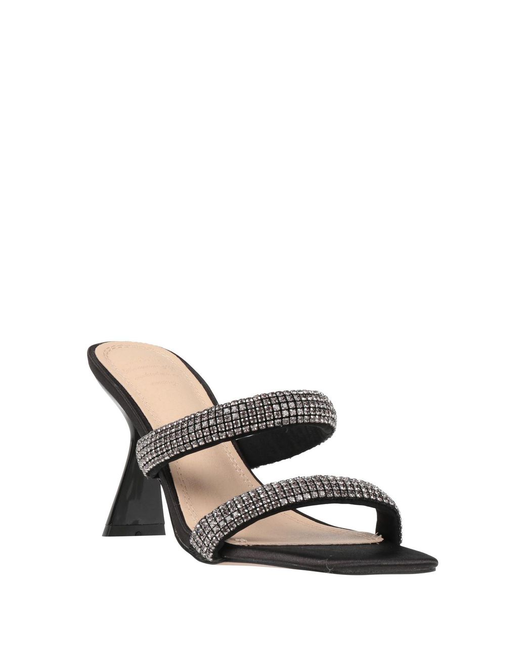 Twenty Four Haitch Black Sandals