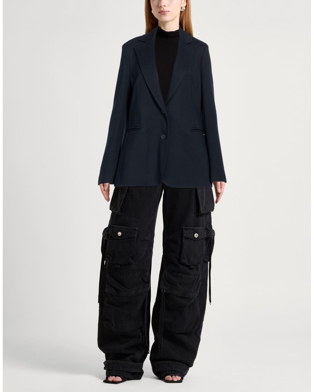 Kaos Blue Midnight Blazer Viscose, Polyamide, Elastane