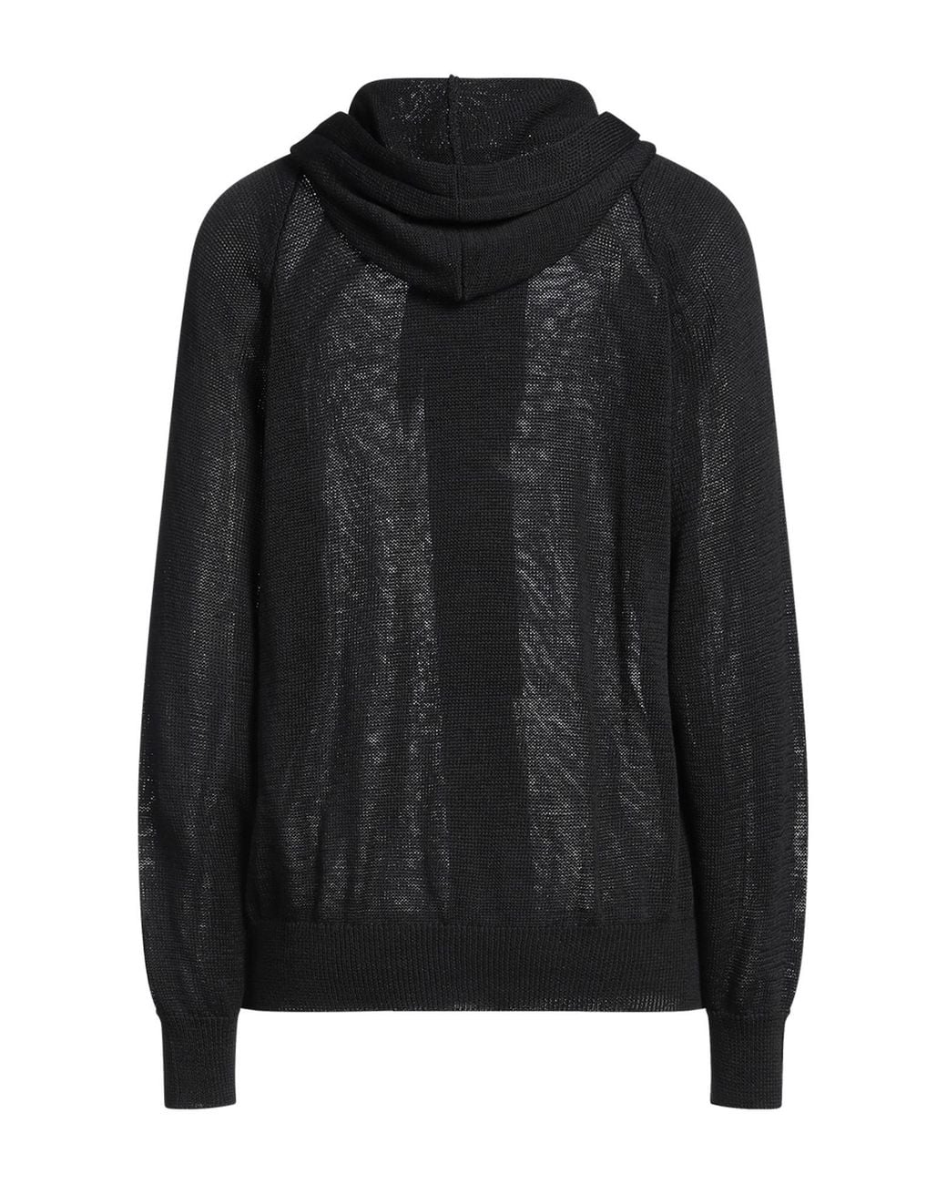Brunello Cucinelli Black Cardigan Cotton, Leather, Brass