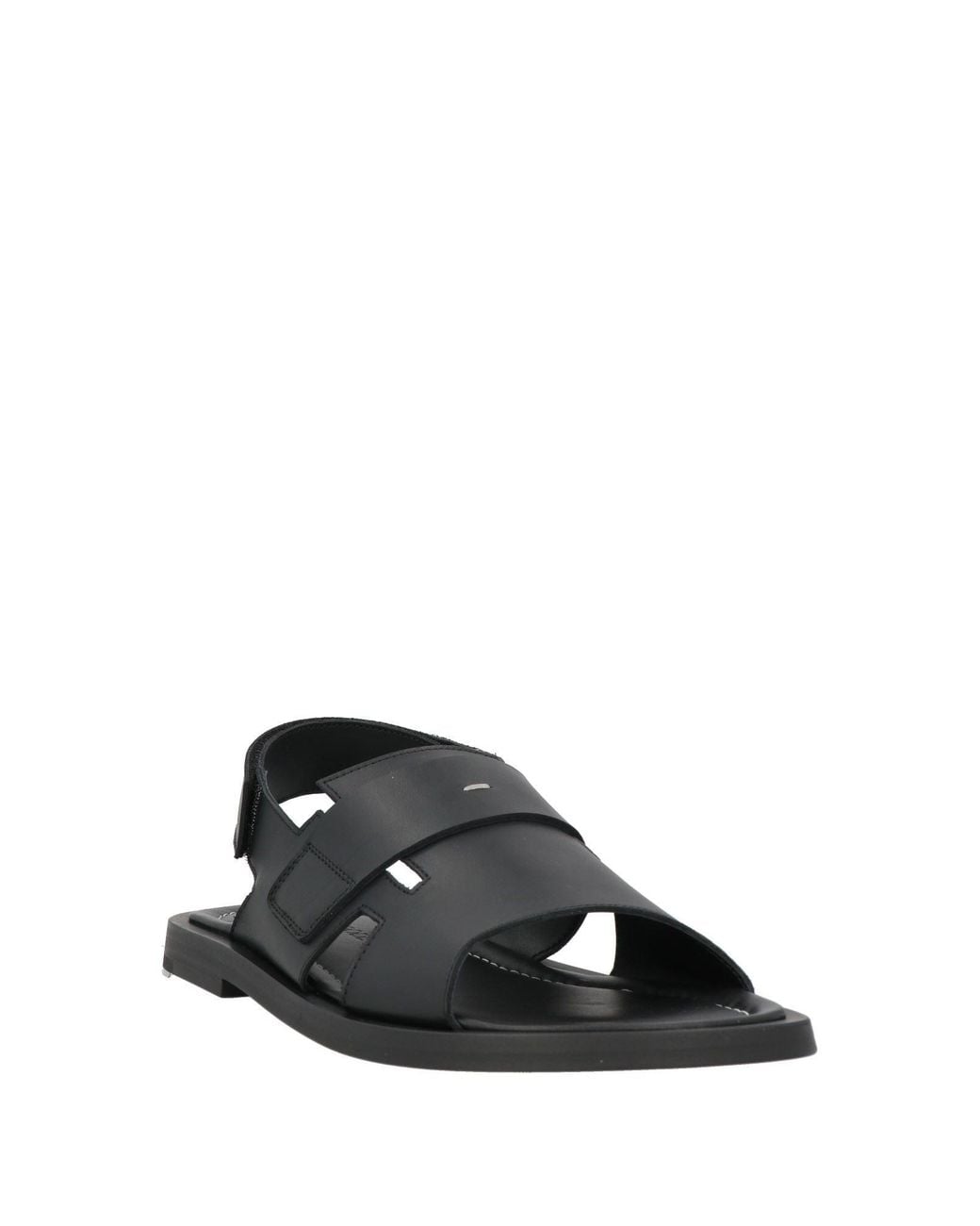 THE ANTIPODE Black Sandals Leather for men