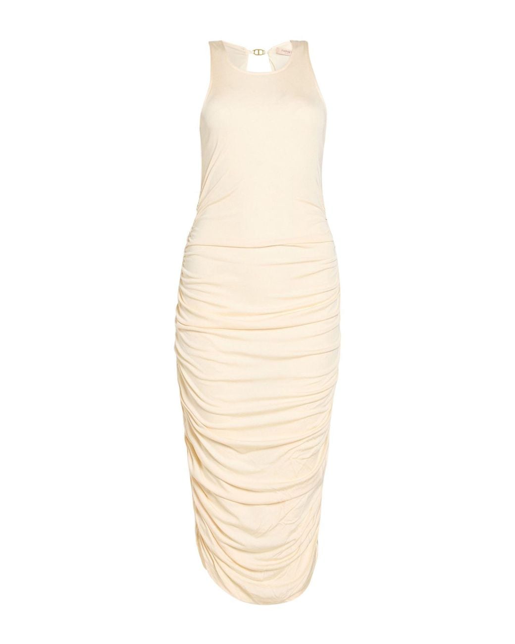 Twinset White Midi Dress