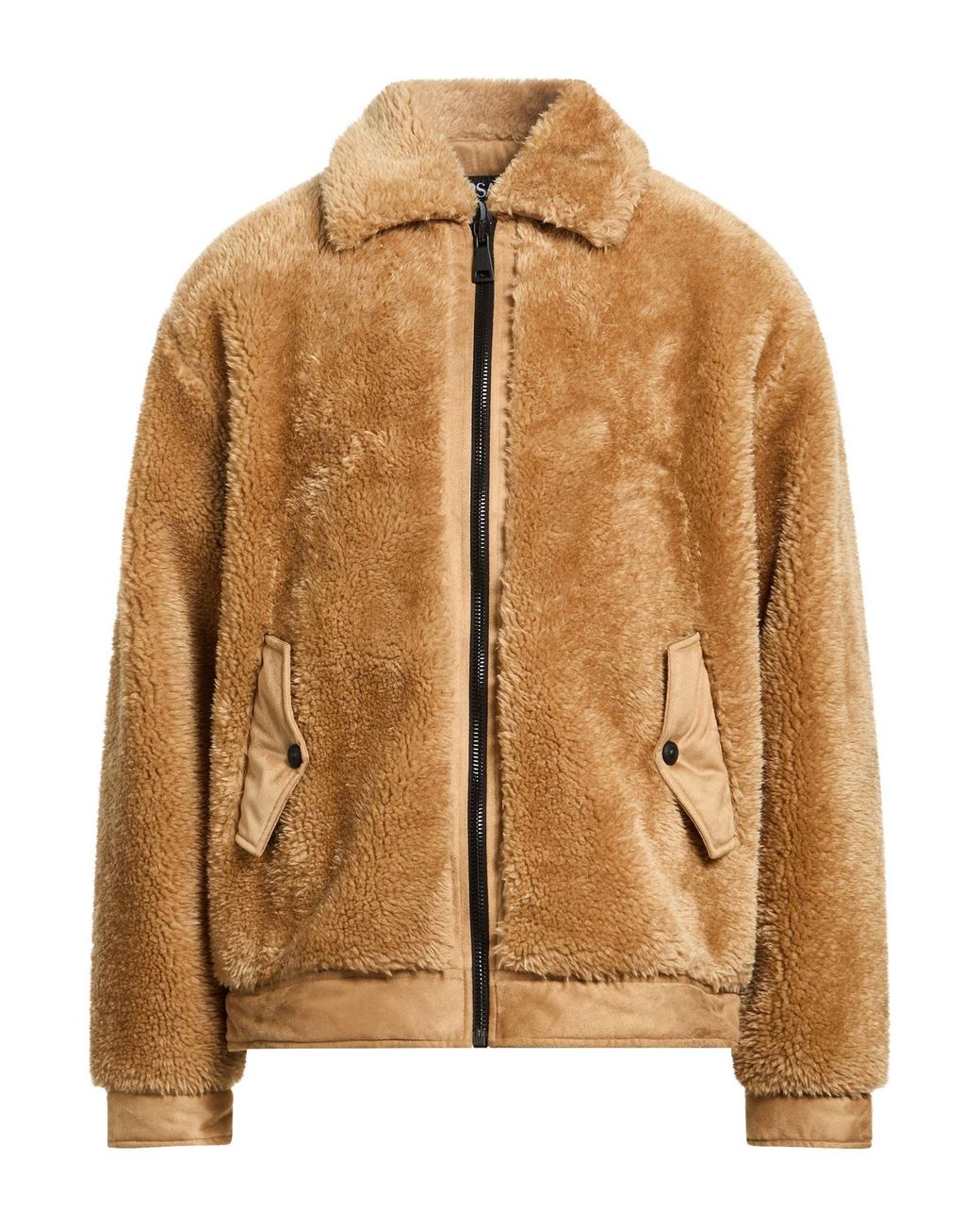 Versace Jeans Couture Brown Shearling & Teddy for men
