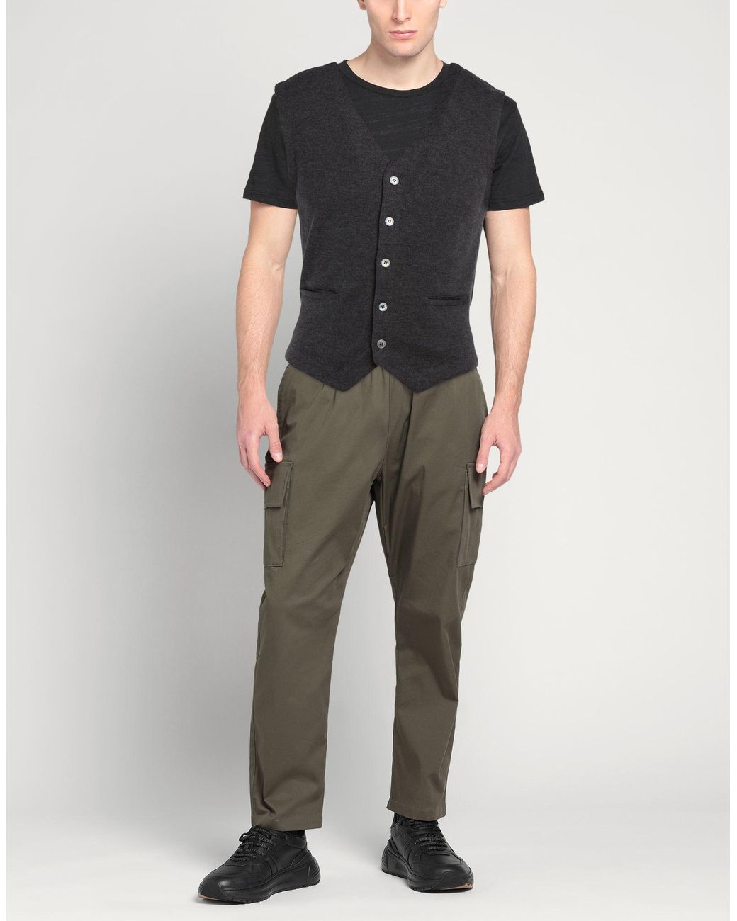 Gran Sasso Black Cardigan for men