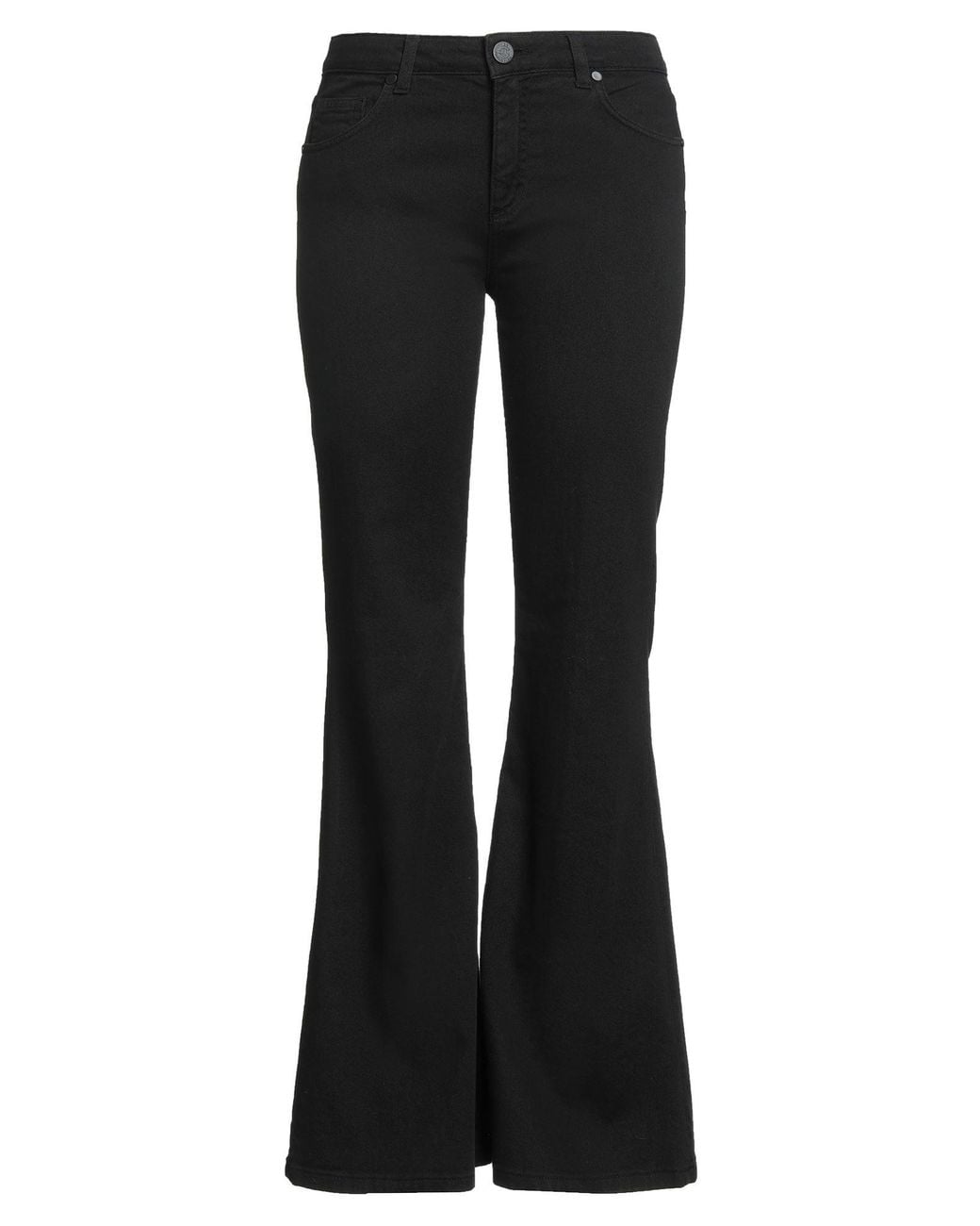 Gaelle Paris Black Jeans Cotton, Elastane