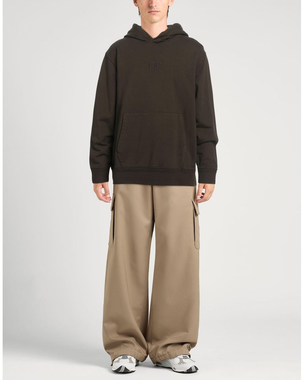 C P Company Gray Sweatshirt Cotton for men