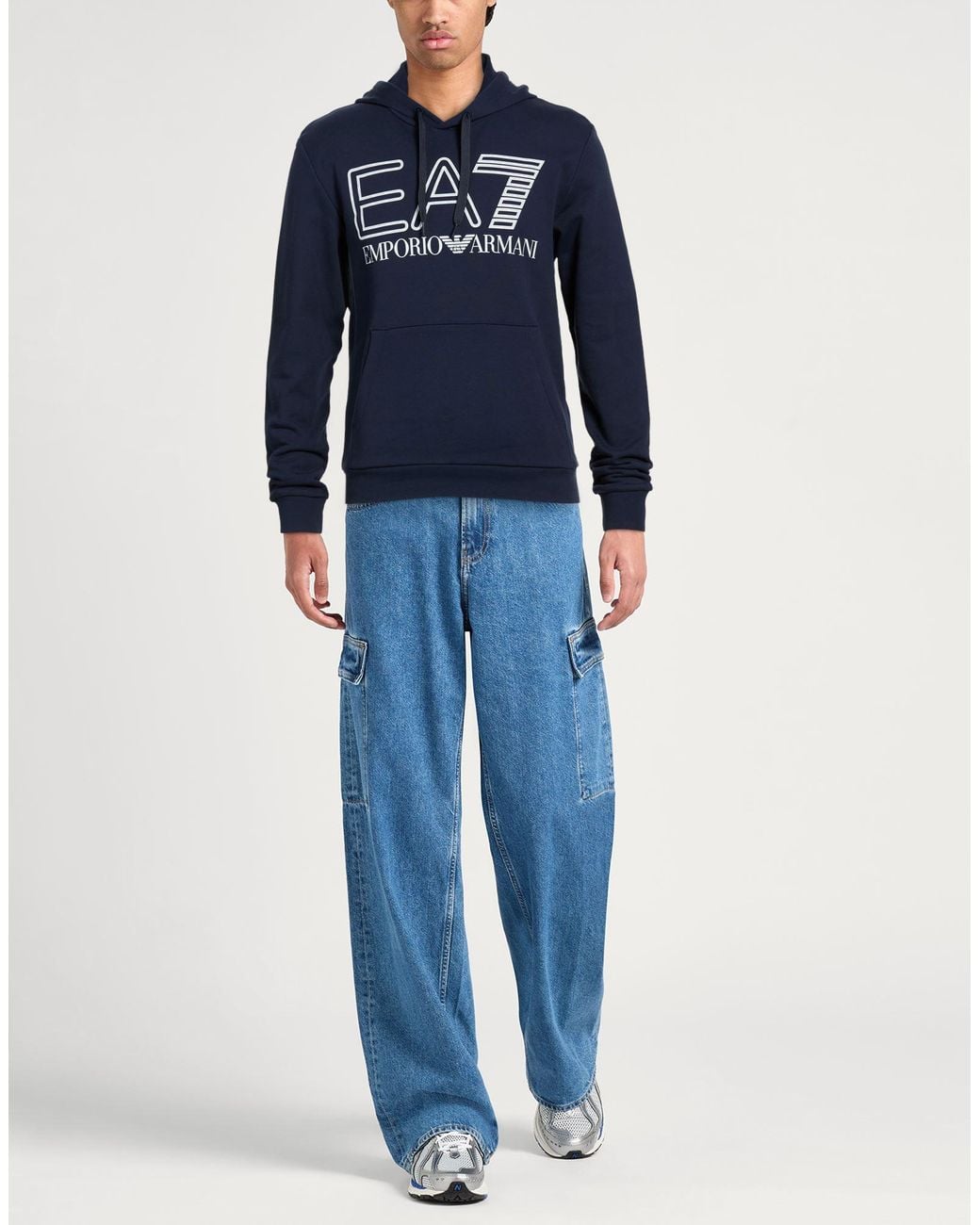 EA7 Blue Sweatshirt for men