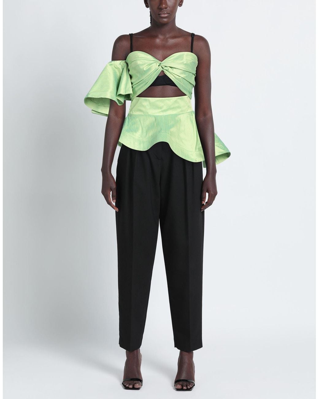 Top Jijil de color Green