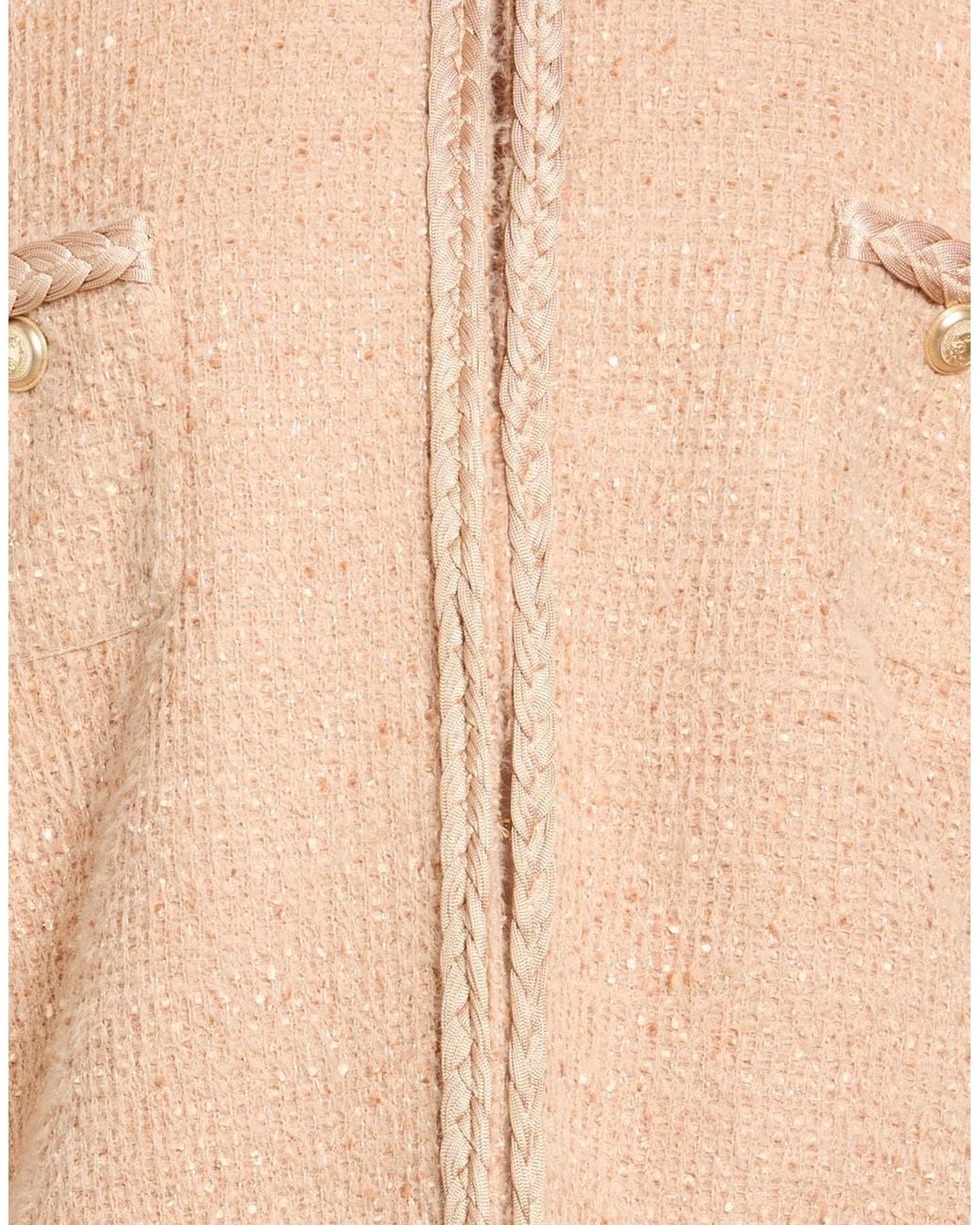 Clips Natural Camel Jacket Polyester, Polyamide