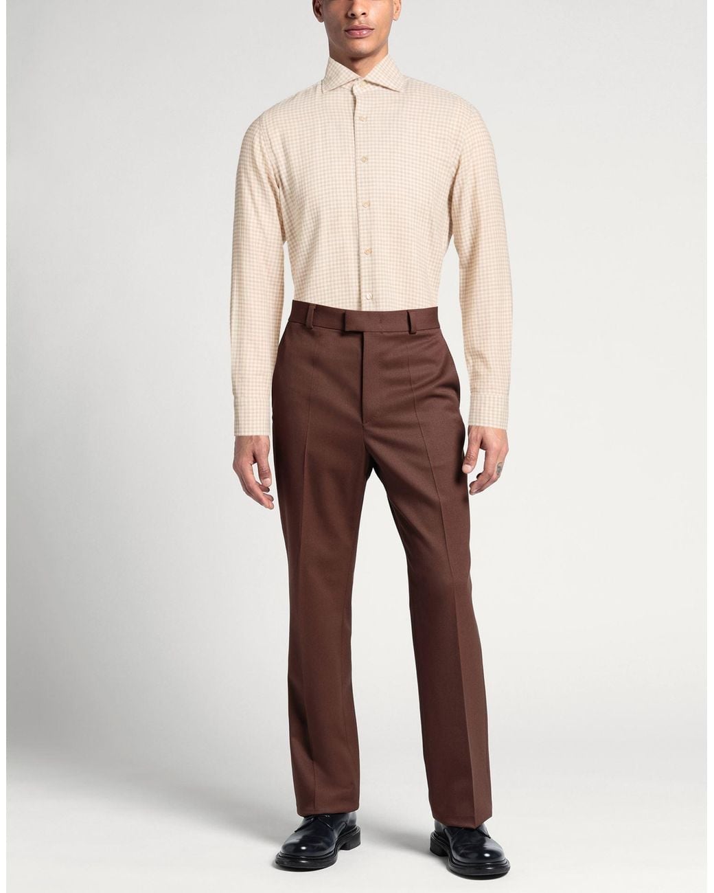 Alessandro Gherardi Natural Shirt Cotton, Virgin Wool for men