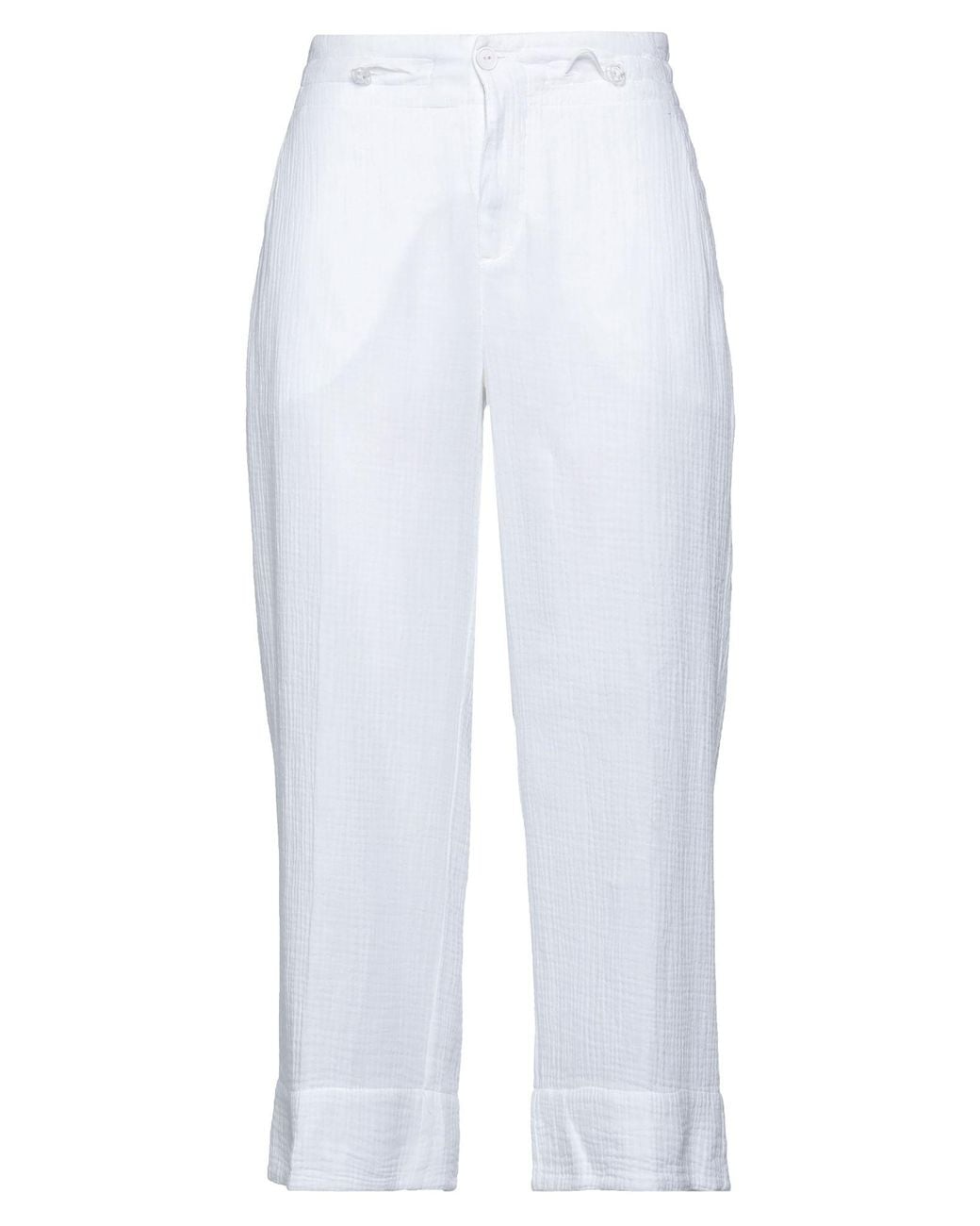 European Culture White Pants